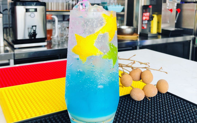 肥宅们看过来,这杯劲凉饮品能让你们安然度过夏日——海洋之星气泡